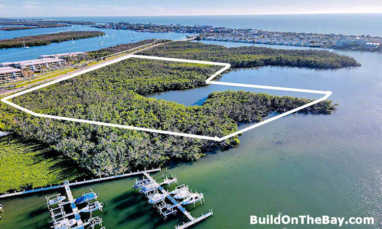 Unique location to build on Lemon Bay